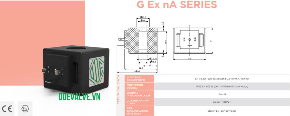 cuộn coil van điện từ ode