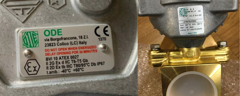 Van điện từ chống cháy nổ